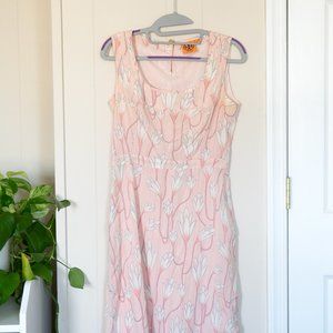 Tory Burch Floral Pink Dress (size 2)